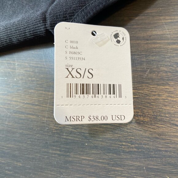 Free People Intimately Black Ribbed Crop Tank – NWT – Size XS/S - Picture 3 of 3